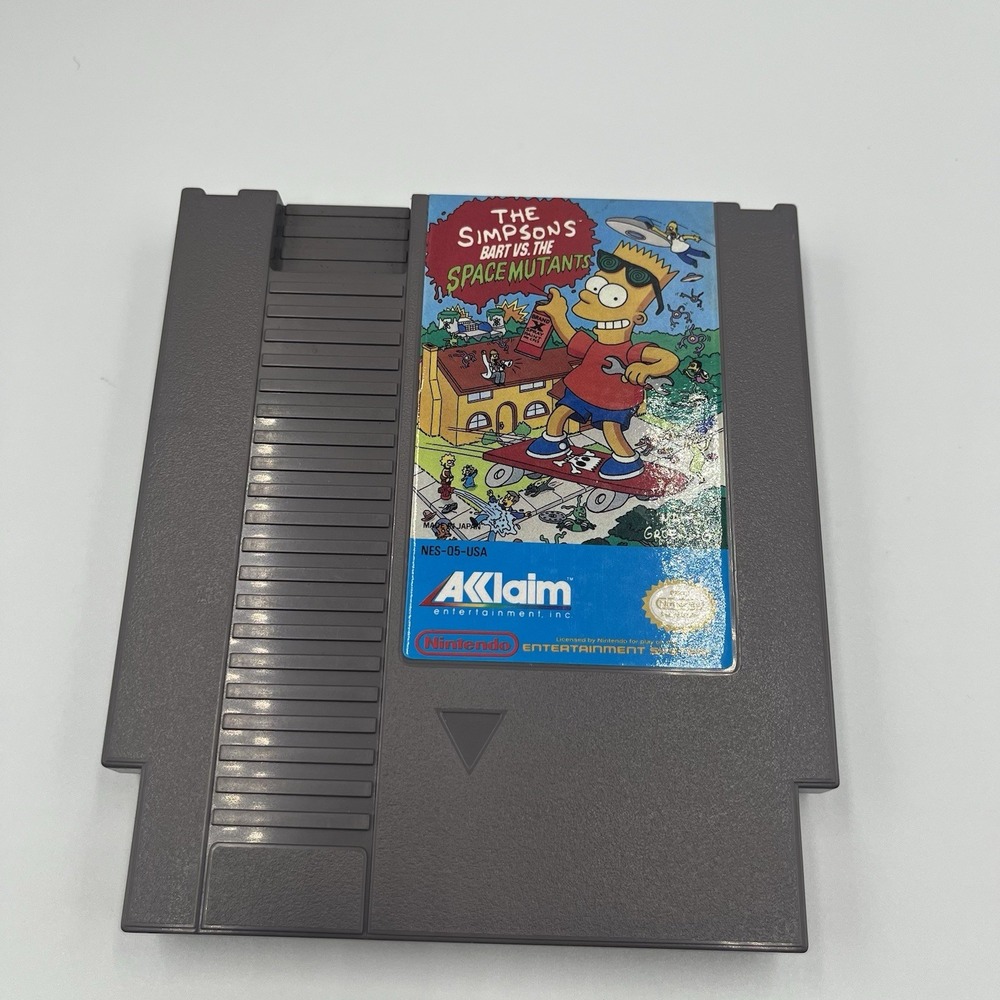 The Simpsons: Bart vs. the Space Mutants Nintendo NES Cartridge Only - Picture 4 of 11